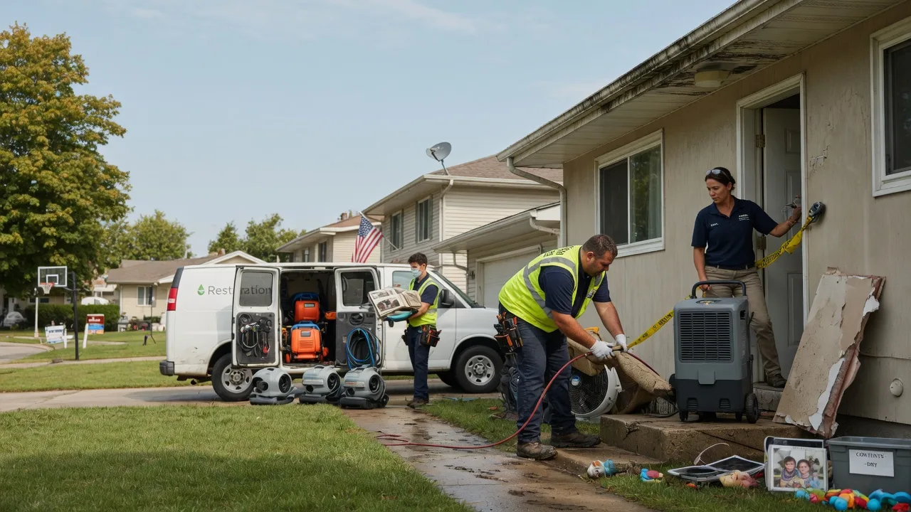 Water Damage Restoration in Tioga, TX near me
